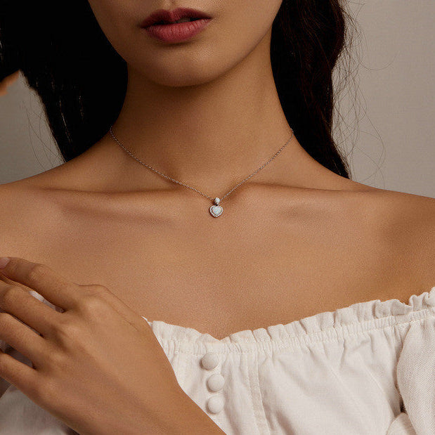 Herz mit Opal & Zirkonia