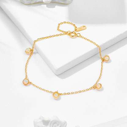 Golden Aura Opal Armband