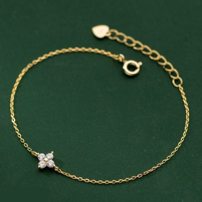 Diamond Clover Armband