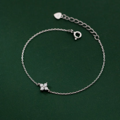 Diamond Clover Armband