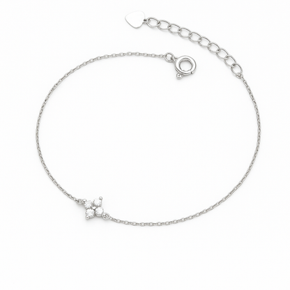 Diamond Clover Armband